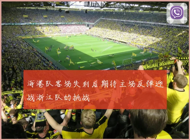 海港队客场失利后期待主场反弹迎战浙江队的挑战